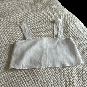 Linen Crop Top